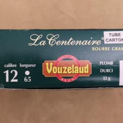 Cartouches Vouzelaud La Centenaire cal. 12/65 N°5 DESTOCKAGE!!!