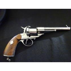 Beau revolver LEFAUCHEUX 1858 civil 12 mm à broche