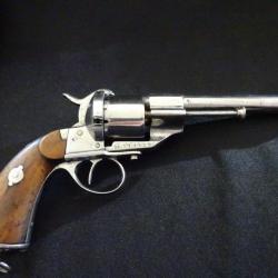 Beau revolver LEFAUCHEUX 1858 civil 12 mm à broche