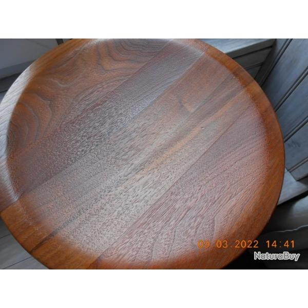 pice de collection Charles & Ray Eames, Stool modle C, noyer massif