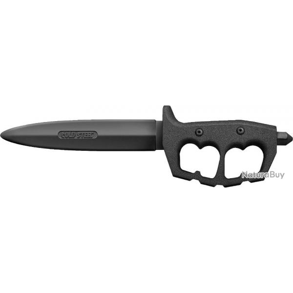 Couteau d'entrainement COLDSTEEL - Trench Knife Double Edge Trainer - Lame 191mm - Manche santoprène