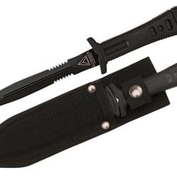 Couteau de botte UNITED CUTLERY - Special Agent Stinger - Lame noire 123mm
