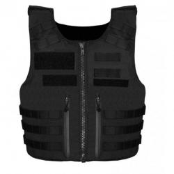 Gilet pare balles IIIA Full Tactical SECURITY Homme + Plaques THORAX & DOS NIV NIJ 4 XL
