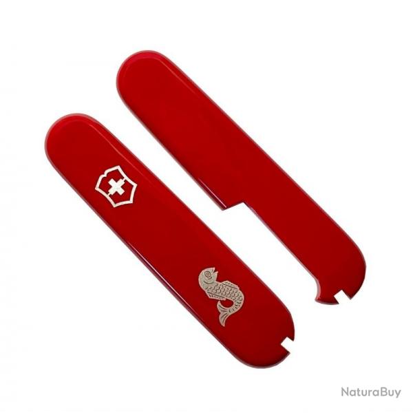 Plaquettes couteau suisse avec motif poisson 91 mm [Victorinox]