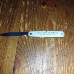 Couteau pliant Vintage très bon étatlongueur totale 14.2cm lame 6.3 cm