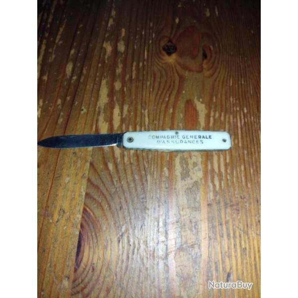 Couteau pliant Vintage trs bon tatlongueur totale 14.2cm lame 6.3 cm