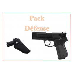 Pack Pistolet ALARME WALTHER P88 CAL. 9 MM PAK BRONZÉ + holster
