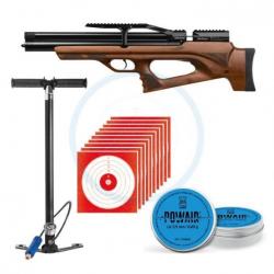Pack prêt à tirer Carabine PCP Aselkon MX10 Wood - calibre 5.5mm - Livraison Offerte