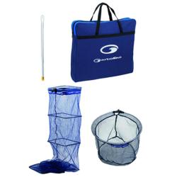 Ensemble Leader - Bourriche Rectangulaire + Sac + Pique + Tete D'Epuisette Garbolino