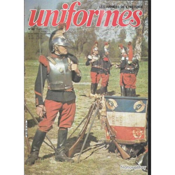 revue uniformes 64 badges britanniques 39-45, grunwald 1410, paras franais sas indochine 46-47