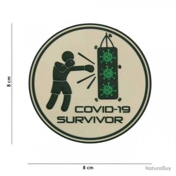 PATCH 3D PVC COVID - 19 SURVIVOR  -