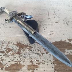 long pistolet-dague Ketland (40 cm) à silex -  de décoration -  milieu XXème siècle