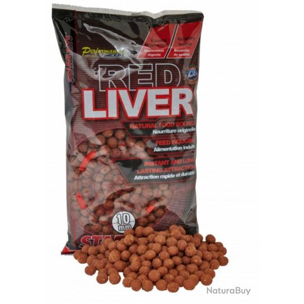 Bouillettes Pc Red Liver 1kg Starbaits 10