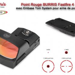 Point Rouge Multi-Réticules BURRIS FastFire 4 pour CZ75 Shadow