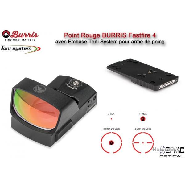 Point Rouge Multi-Rticules BURRIS FastFire 4 pour CZ75 Shadow