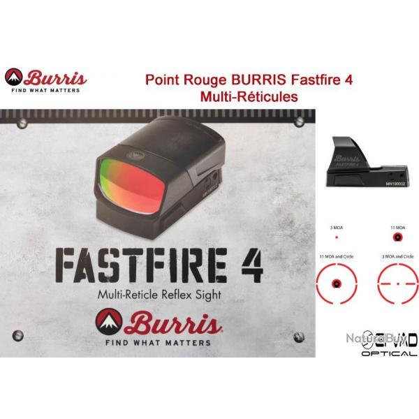 Point Rouge BURRIS FastFire 4 -  Multi-Rticules