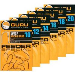 Hameçons non-montés LWG Feeder Special 10 (Barbed/Eyed) Guru 18