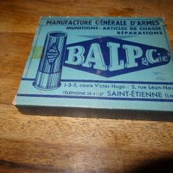 Boite Vintage BALP de 10 cartouches cal.12 plomb de 3 (douilles MGM)
