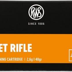 Munitions RWS target rifle cal.22lr 4.gr 2.6g par 1000