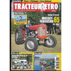 tracteurrétro 79 février mars 2021 , massey-ferguson 65 de 1963, lanz, messidor, braud, hurlimann
