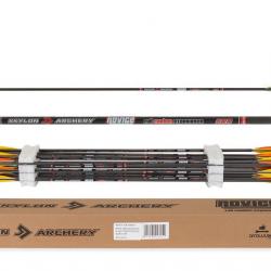 Flèche en carbone Skylon Novice ID4.2 avec plumes de 3 pouces 800 90 gr point 30"/3"