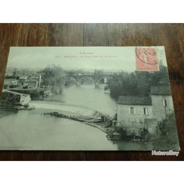 CP  Dpt  09   MAZERE PONT NEUF ET BARRAGE