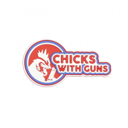 Morale patch Chicks with guns rouge 101 Inc - Rouge
