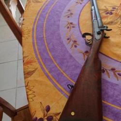 fusil de chasse à percussion avec amorces