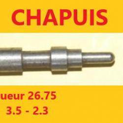 percuteur pour fusil  CHAPUIS  L 26.75   Ø 5 - 3.5 - 2.3