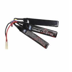 Batterie 11.1V LI-PO 1300 mAh Accessoires Airsoft Chargeur