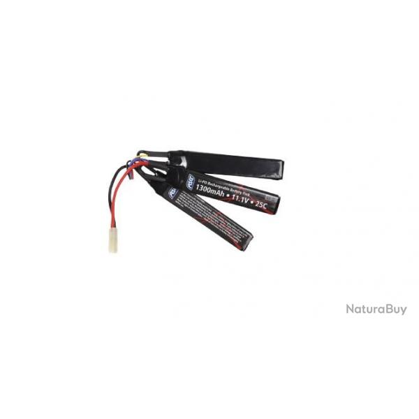 Batterie 11.1V LI-PO 1300 mAh Accessoires Airsoft Chargeur