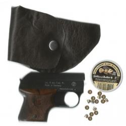 LOT: pistolet alarme Rohm + cartouches + holster + lunettes de tir offerte (si stock) + accessoires