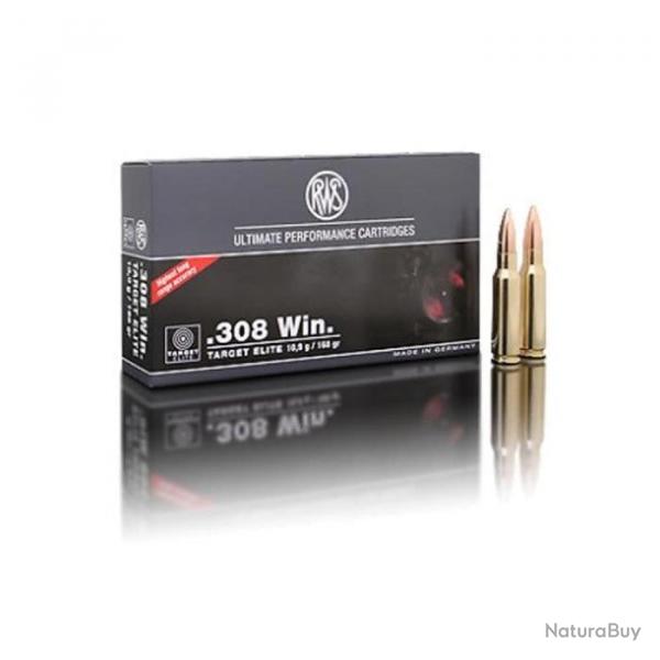 Balles RWS Target Elite Plus - Cal. 308 Win Mag - 308 Win MAG / 10.0 g / Par 1