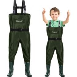 Cuissardes De Pêche Enfant Jitong – Salopette Imperméable Avec Bottes Intégrées, Pour Garçons Et Filles