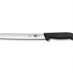 COUTEAU A PAIN VICTORINOX 21CM NOIR