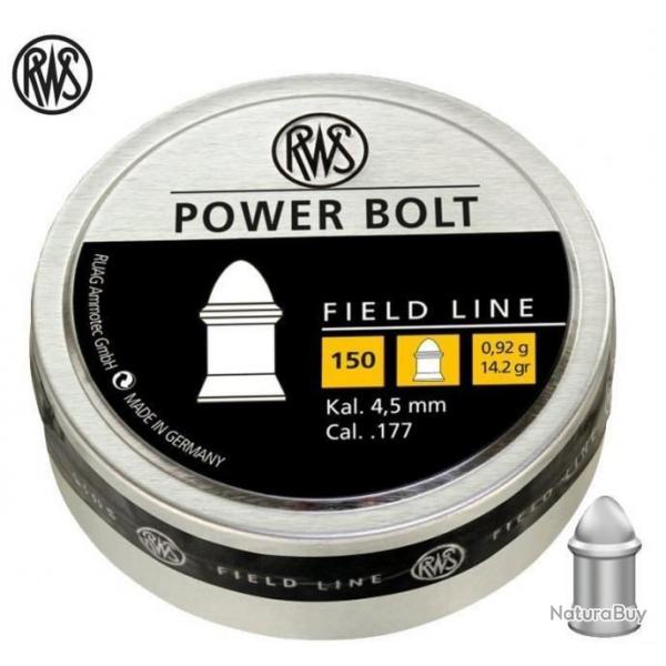 Bote de plombs Power Bolt 4,5 mm RWS