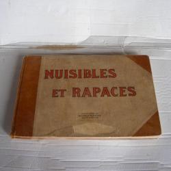 Ancien livre "Les nuisibles et Rapaces" Manufrance