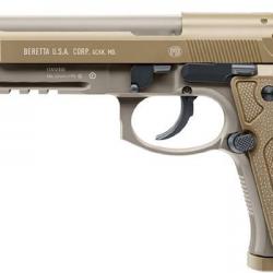 UMAREX - Pistolet à plomb 4,5 mm BB CO2 BERETTA M9A3 FM - Blowback (3 Joules max) FDE