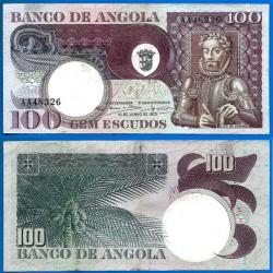 Angola 100 Escudos 1973 Escudo Afrique Billet Colonie Portugal
