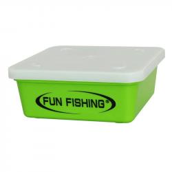 Boite à pellets Carpodrome Couvercle plein 1/2 L pour boite M Funfishing