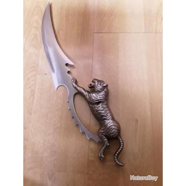 Couteau tigre