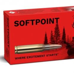 Munitions GECO cal.8x57 jrs soft point 12g 185gr par 100
