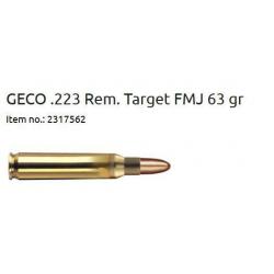 Munitions GECO cal.223 REM. FMJ 4.1G 63GR par 50