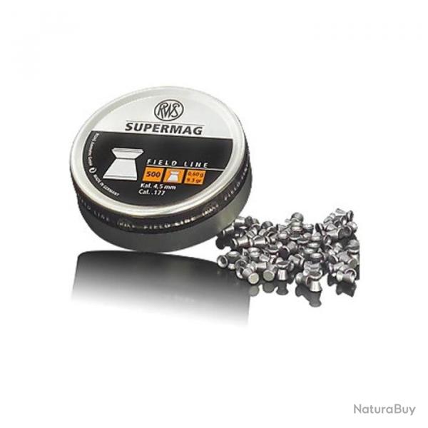 Plombs RWS supermag 0.60 g - Cal. 4.5 - Par 1