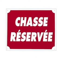 Panneau Chasse reservée