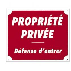 Panneau Propriété privée