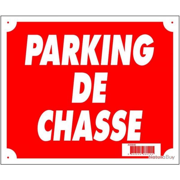 Panneau Parking de chasse