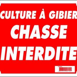 Panneau Culture à gibier