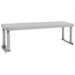 Étagère de table de travail 120 x 30 x 35 cm acier Inoxydable 02_0000011