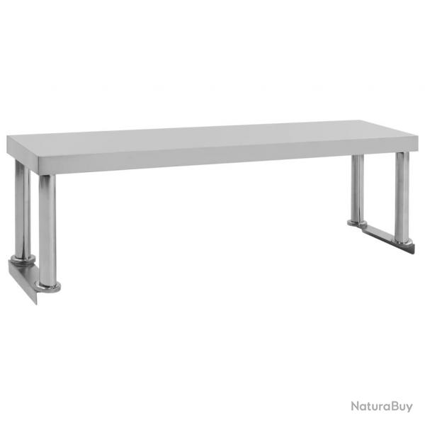 tagre de table de travail 120 x 30 x 35 cm acier Inoxydable 02_0000011
